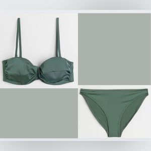 NWOT H&M Swim 2 Piece Set